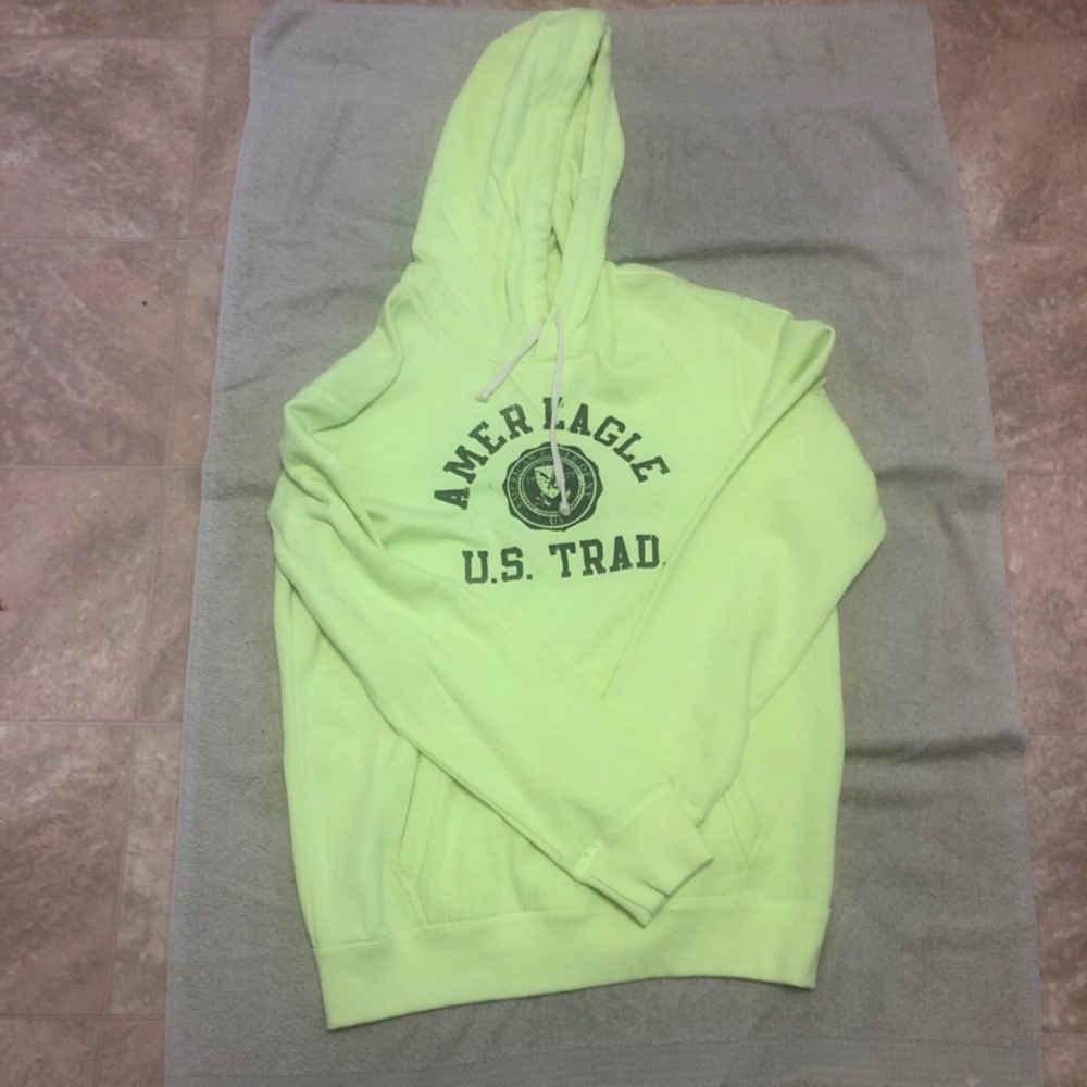 American Eagle Outfitters Men's Neon Hoodie
